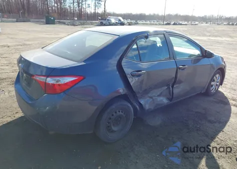 2015 Toyota Corolla L z USA, uszkodzony, nr VIN 2T1BURHE8FC299933
